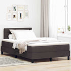 Boxspringbed 120x200 cm donkerbruin met hoofdbord