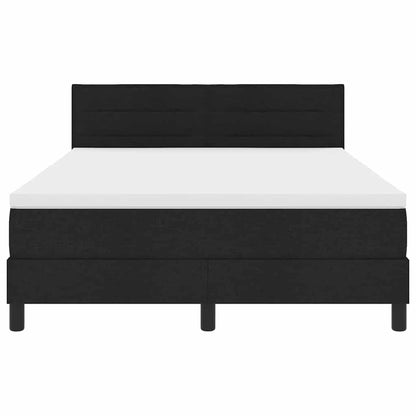 Boxspringbed met matras met matras Zwart 160 x 200 cm Stof