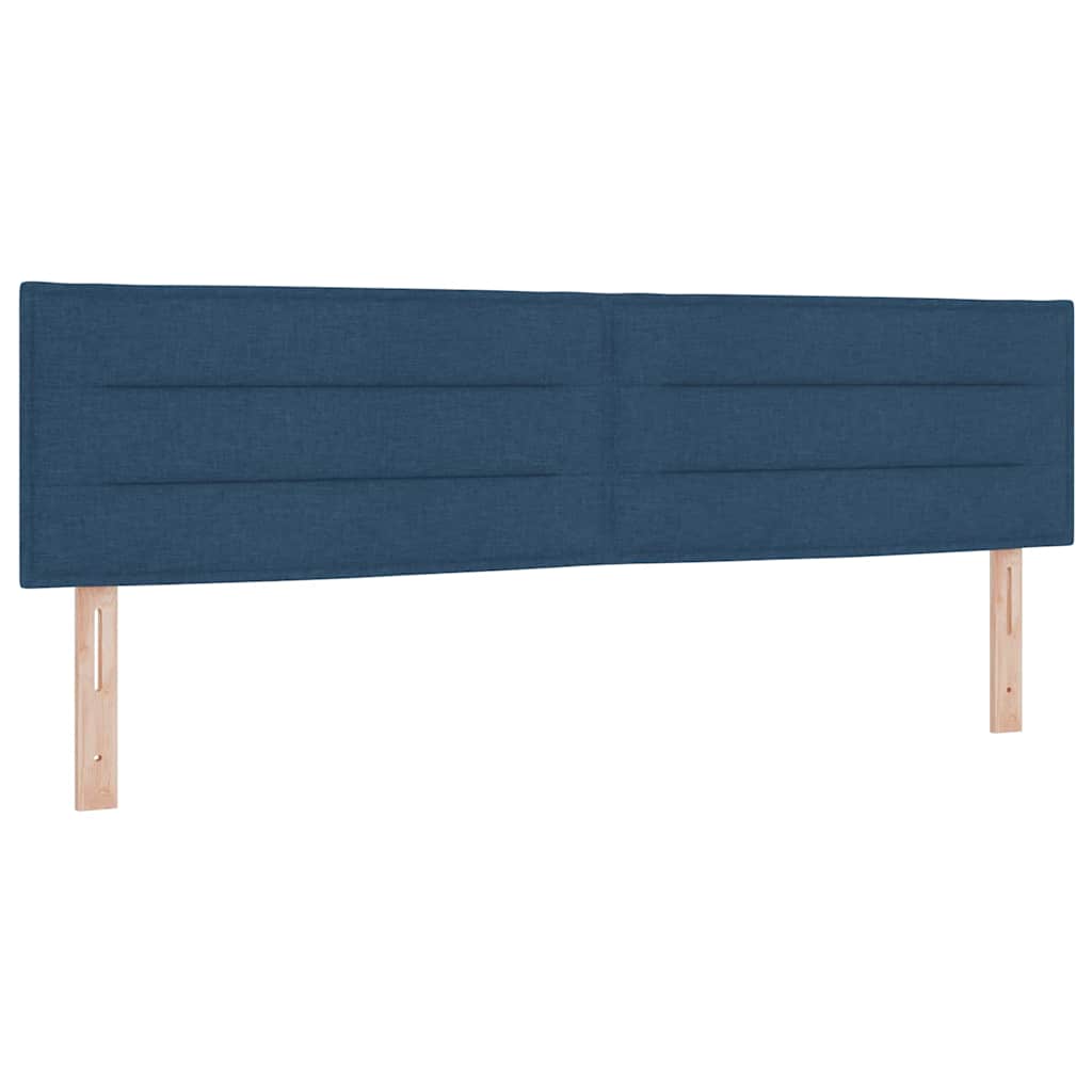 Boxspringbed met matras met matras Blauw 180 x 200 cm Stof