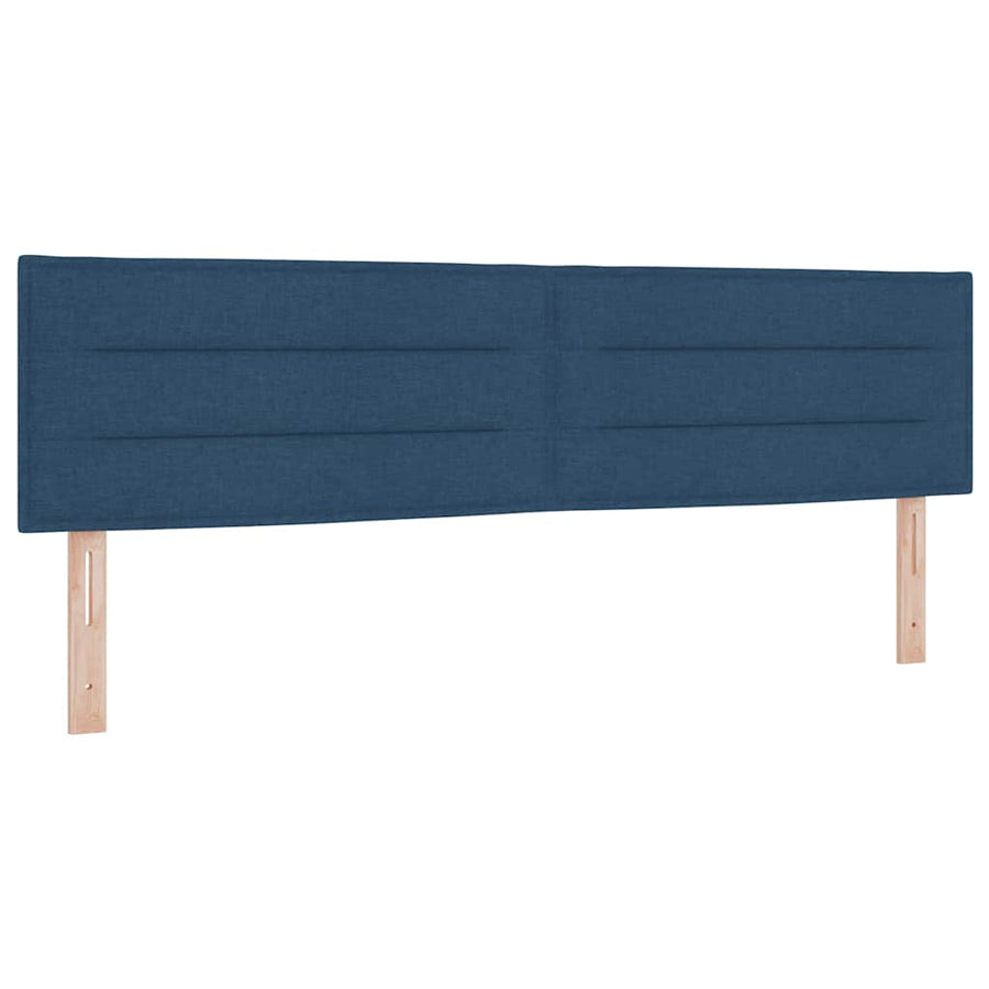 Boxspringbed met matras met matras Blauw 180 x 200 cm Stof