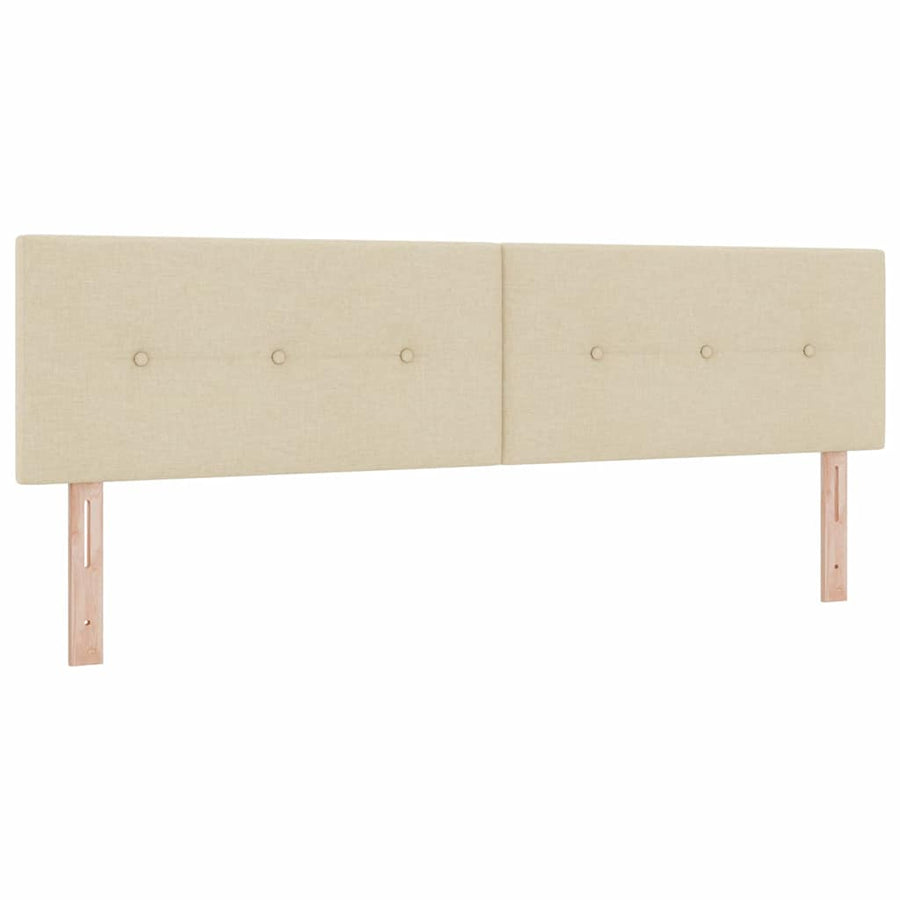 Boxspringbed met matras met matras Crème 180 x 200 cm Stof