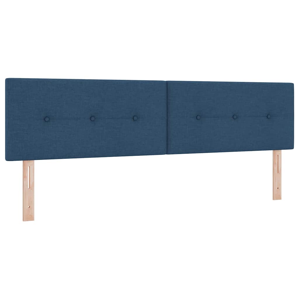 Boxspringbed met matras met matras Blauw 180 x 200 cm Stof