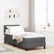 Boxspringbed 80x200 cm donkergrijs stof