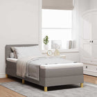 Boxspringbed 100x200 cm taupe