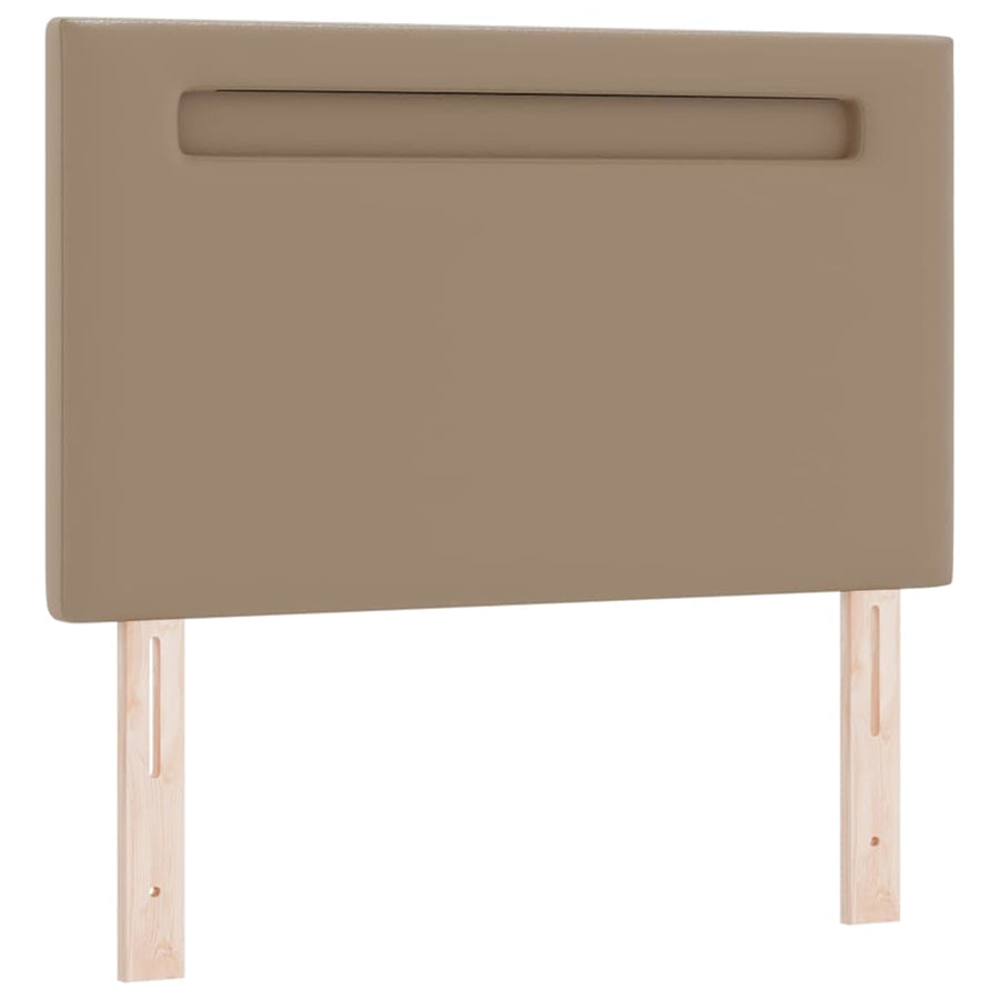Bedframe met matras Cappuccino 120 x 190 cm Kunstleer