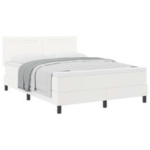 Boxspringbed met matras Wit 140 x 200 cm Kunstleer