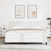 Boxspringbed 180x200 cm wit kunstleer
