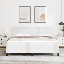 Boxspringbed met matras Wit 180 x 200 cm Kunstleer