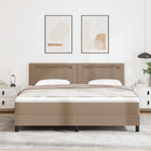 Boxspringbed 180x200 cm cappuccino kunstleer met led