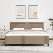 Boxspringbed 180x200 cm cappuccino kunstleer met led