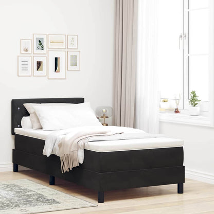 Boxspringbed met matras Zwart 100 x 200 cm Fluweel