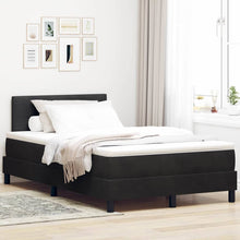 Boxspringbed met matras Zwart 120 x 190 cm Fluweel