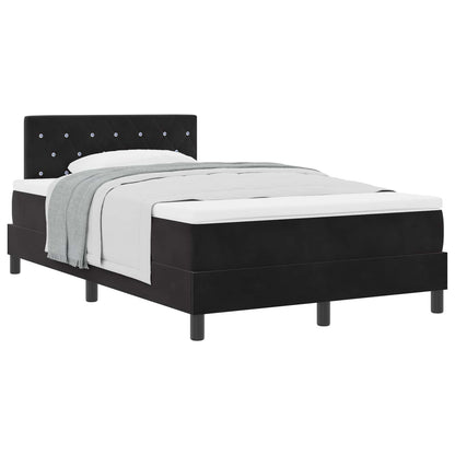 Boxspringbed met matras Zwart 120 x 190 cm Fluweel