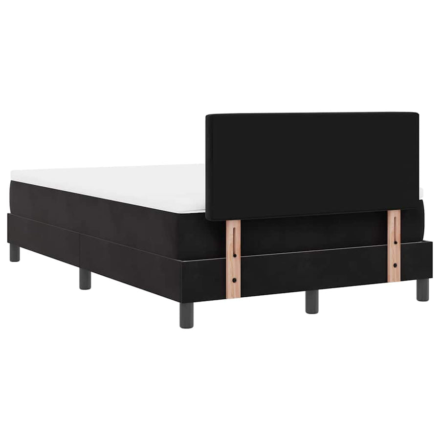 Boxspringbed met matras Zwart 120 x 190 cm Fluweel
