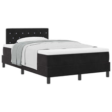 Boxspringbed met matras Zwart 120 x 200 cm Fluweel