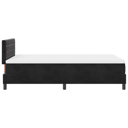 Boxspringbed met matras Zwart 120 x 200 cm Fluweel