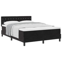 Boxspringbed met matras Zwart 160 x 200 cm Fluweel