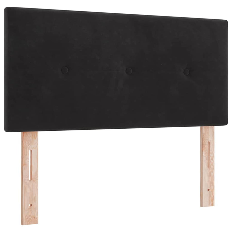 Boxspringbed met matras Zwart 120 x 190 cm Fluweel