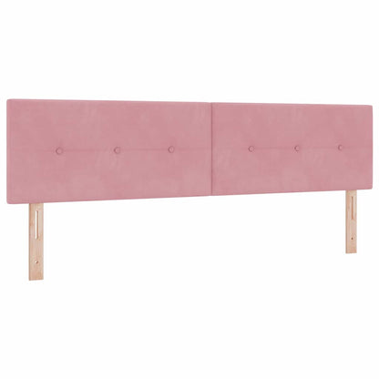 Boxspringbed met Matras met matras Roze 180 x 200 cm Stof