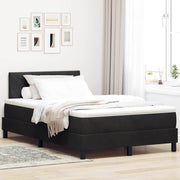 Boxspringbed met matras 120x190 cm zwart fluweel