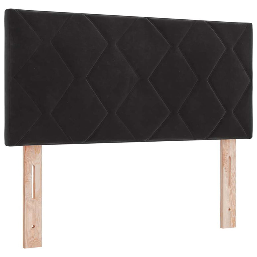 Boxspringbed met matras Zwart 120 x 190 cm Fluweel