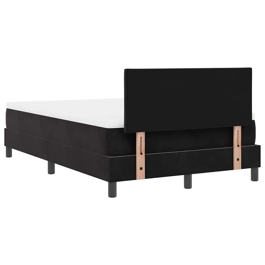 Boxspringbed met matras Zwart 120 x 190 cm Fluweel