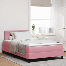 Boxspringbed met matras Roze 120 x 190 cm Fluweel