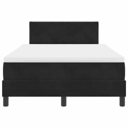 Boxspringbed met matras Zwart 120 x 200 cm Fluweel