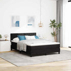 Boxspringbed 160x200 cm zwart fluweel