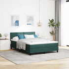 Boxspringbed met matras 160x200 cm donkergroen