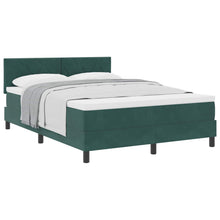Boxspringbed met matras Donkergroen 160 x 200 cm Fluweel