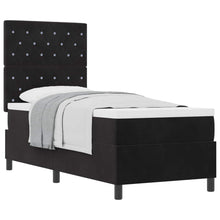 Boxspringbed met matras Zwart 80 x 200 cm Fluweel
