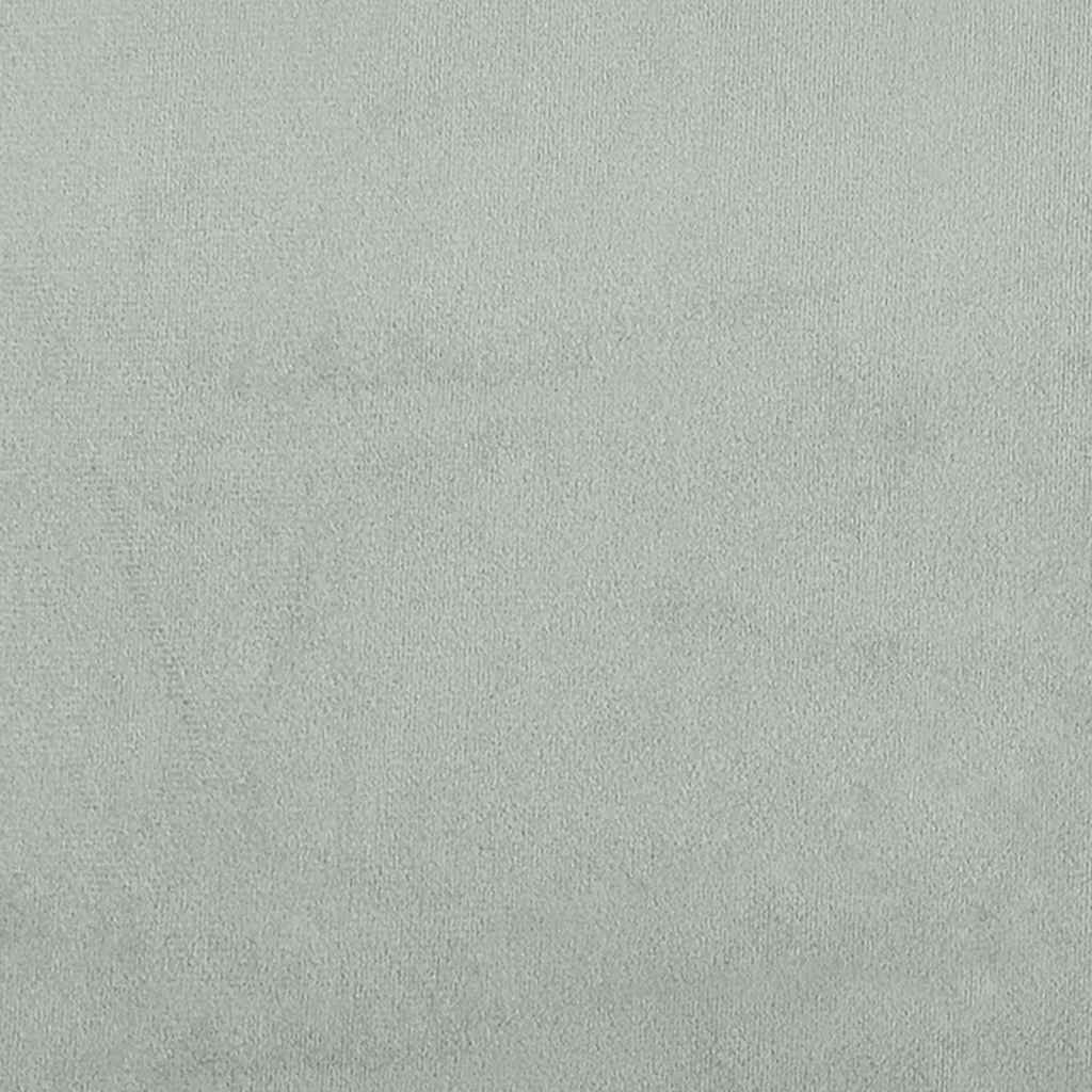 Boxspringbed met matras Lichtgrijs 90 x 190 cm Fluweel