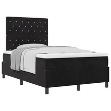 Boxspringbed met matras Zwart 120 x 190 cm Fluweel