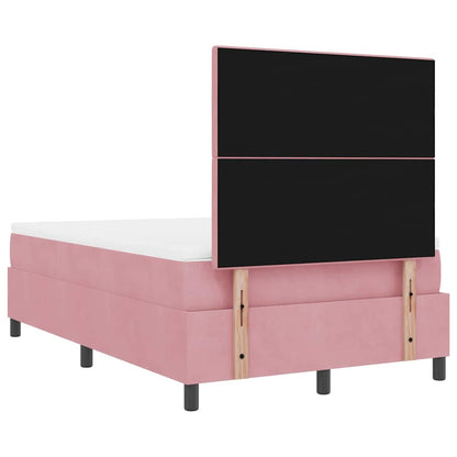 Boxspring bed met matras Roze 120 x 190 cm Fluweel