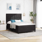 Boxspringbed 140x190 cm zwart met matras