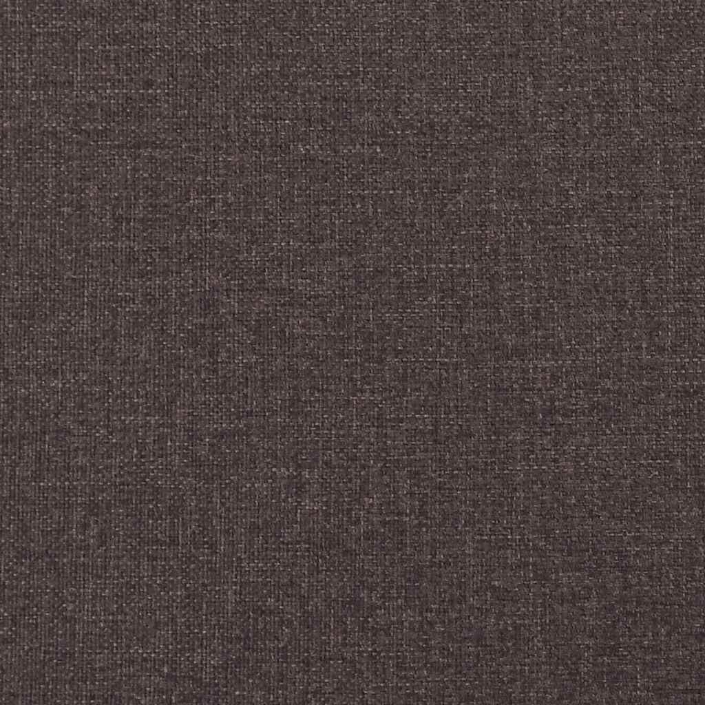 Boxspringbed met hoofdeinde Donkerbruin 160 x 200 cm Stof