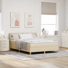 Boxspringbed 160x200 cm crème met pocketveringmatras