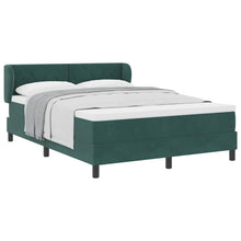Boxspringbed met hoofdeinde Donkergroen 160 x 200 cm Fluweel