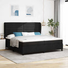 Boxspring bed 200x200 cm zwart