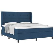 Boxspring bed met hoofdeinde Blauw 180 x 200 cm Stof
