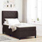 Boxspring bed 90x190 cm donkerbruin