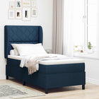 Boxspring bed 90x200 cm blauw