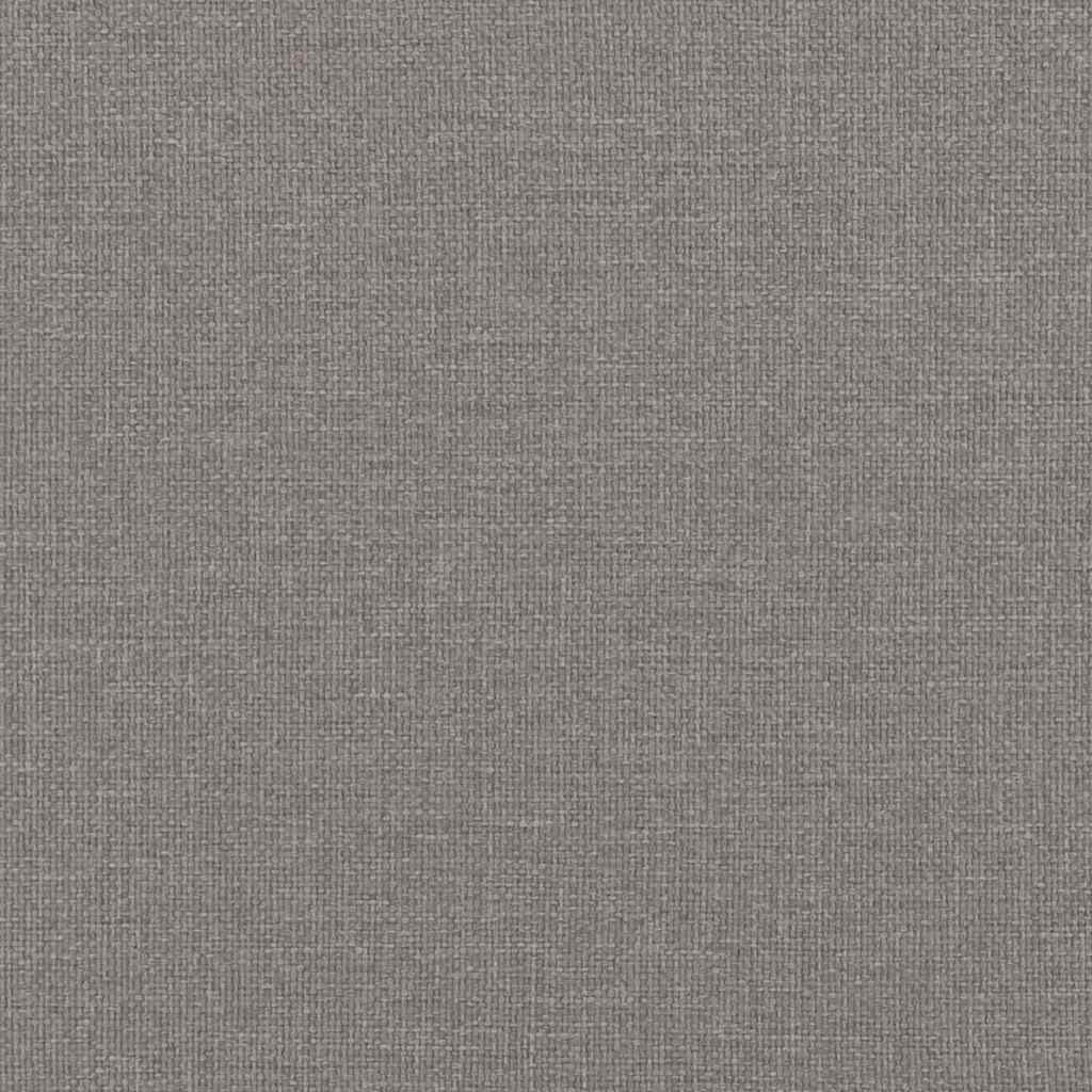 Boxspringbed met matras met hoofdeinde Taupe 200 x 180 cm Stof