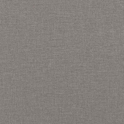 Boxspringbed met matras met hoofdeinde Taupe 200 x 180 cm Stof