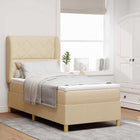 Boxspringbed 190x90 cm crème