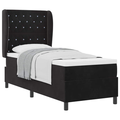 Boxspringbed met matras Zwart 200 x 80 cm Fluweel