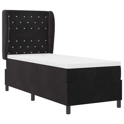 Boxspringbed met matras Zwart 200 x 80 cm Fluweel