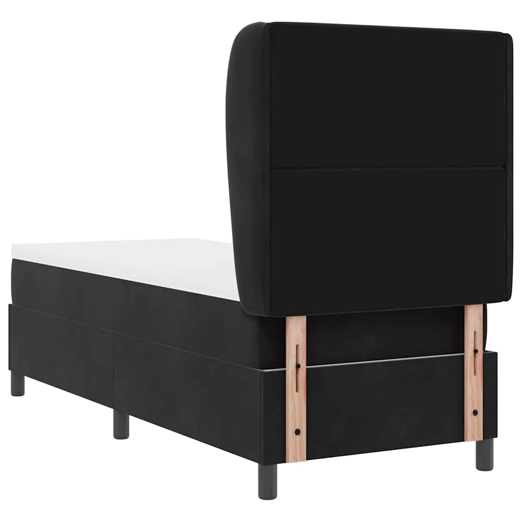 Boxspringbed met matras Zwart 200 x 80 cm Fluweel