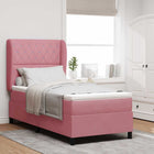 Boxspringbed met matras 190x90 cm roze